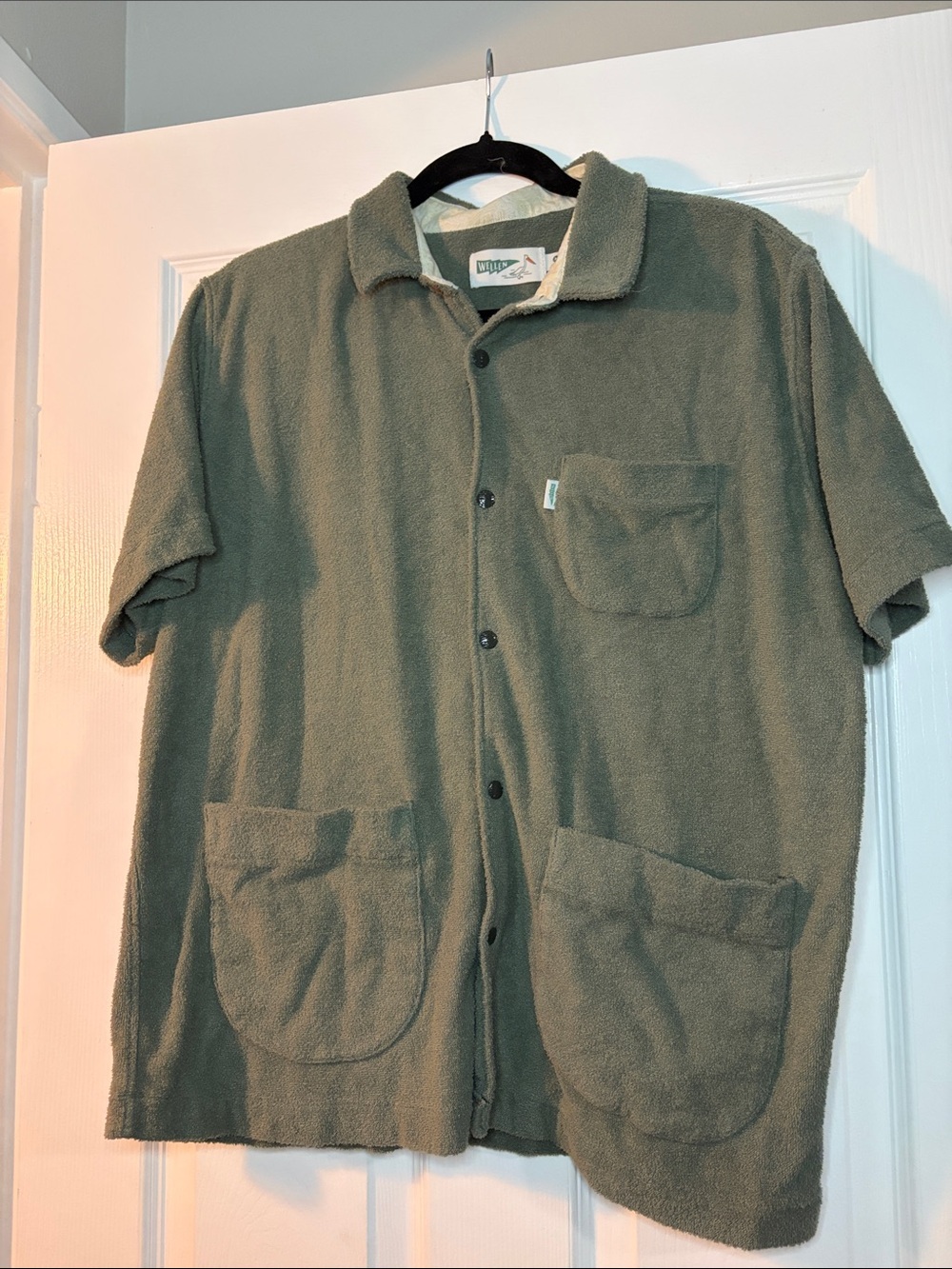 Wellen Terry Snap Short Sleeve Shirt